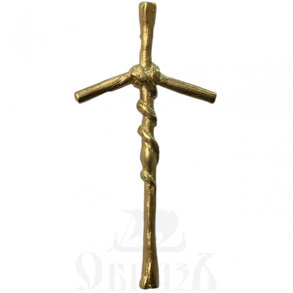грузинский крест святой нины, золото 585 пробы желтое (арт. 806-з5ж)